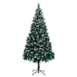 Liro Artificial Christmas Tree with Pine Cones and White Snow 210cm