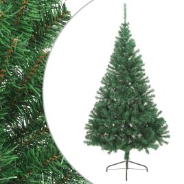 Liro Artificial Half Christmas Tree Stand Green 210cm PVC