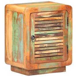 Bedside Cabinet 40x30x50cm Solid Reclaimed Wood Mixed - Aven