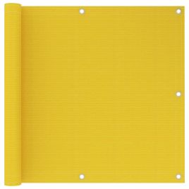 Balcony Screen Yellow 90x600 cm HDPE