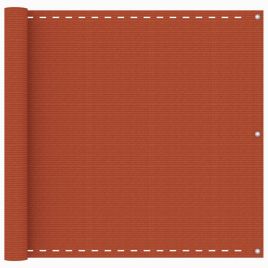 Balcony Screen Orange 90x400 cm HDPE