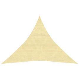 Sunshade Sail 160 g/m2 Beige 3x3x3 m HDPE