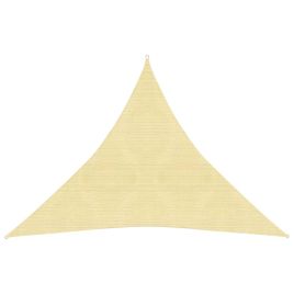 Sunshade Sail 160 g/m2 Beige 4x4x4 m HDPE