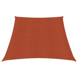 Sunshade Sail 160 g/m2 Terracotta 3/4x2 m HDPE