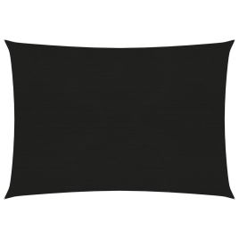 Sunshade Sail 160 g/m2 Black 2.5x3.5 m HDPE