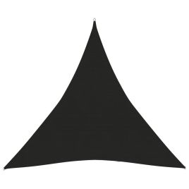 Sunshade Sail 160 g/m2 Black 3.6x3.6x3.6 m HDPE
