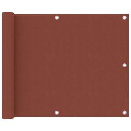 Balcony Screen Terracotta 75x500 cm Oxford Fabric