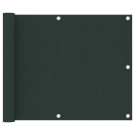 Balcony Screen Dark Green 75x400 cm Oxford Fabric