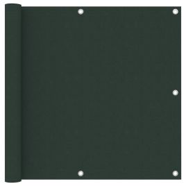 Balcony Screen Dark Green 90x500 cm Oxford Fabric