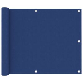 Balcony Screen Blue 75x600 cm Oxford Fabric
