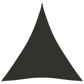 Sunshade Sail Oxford Fabric Triangular 3x4x4 m Anthracite
