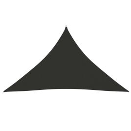 Sunshade Sail Oxford Fabric Triangular 4x4x5.8 m Anthracite