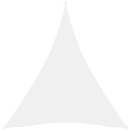 Sunshade Sail Oxford Fabric Triangular 4x5x5 m White