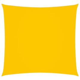 Sunshade Sail Oxford Fabric Square 7x7 m Yellow
