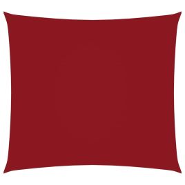 Sunshade Sail Oxford Fabric Square 3.6x3.6 m Red