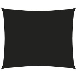 Sunshade Sail Oxford Fabric Rectangular 5x6 m Black