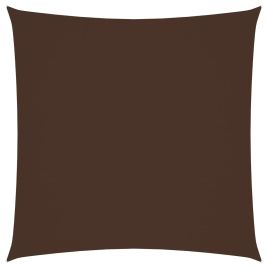 Sunshade Sail Oxford Fabric Square 3x3 m Brown