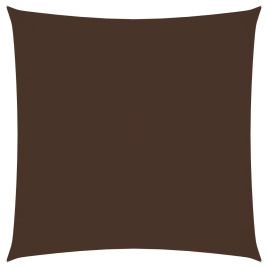 Sunshade Sail Oxford Fabric Square 6x6 m Brown