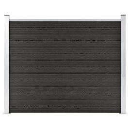 Fence Panel WPC 180x146 cm Grey