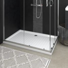 Shower Base Tray with Dots White 80x120x4cm