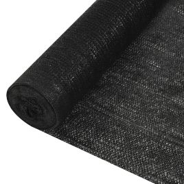 Privacy Net Black 1.5x10 m HDPE 195 g/m2