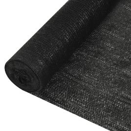Privacy Net Black 1.8x25 m HDPE 195 g/m2
