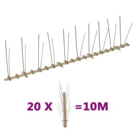 2-row Plastic Bird and Pigeon Spikes Set of 20 10 m