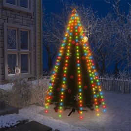 Faune Christmas Tree Net Lights with 300 LEDs Colourful 300cm