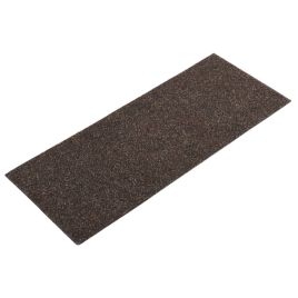 Self-adhesive Stair Mats Rectangular 15 pcs 60x25 cm Dark Brown
