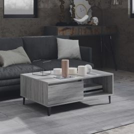 Coffee Table Grey Sonoma 90x60x35 cm Engineered Wood