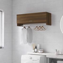 Wardrobe Brown Oak 100x32.5x35cm Engineered Wood