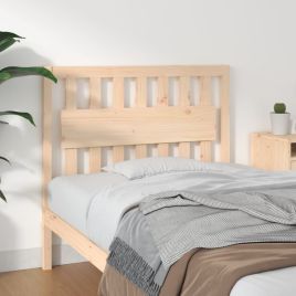 Bed Headboard 105.5x4x100 cm Solid Wood Pine