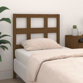 Bed Headboard Honey Brown 80.5x4x100cm Solid Wood Pine