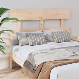 Bed Headboard 124x3x81 cm Solid Wood Pine