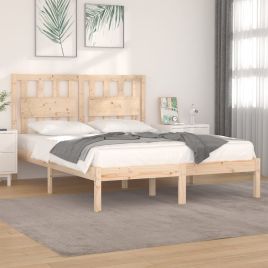 Bed Frame Solid Wood Pine 180x200 cm Super King Size