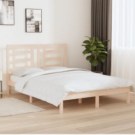 Bed Frame Solid Wood Pine 160x200 cm