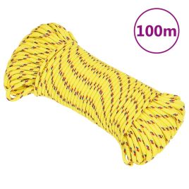 Boat Rope Yellow 5 mm 100 m Polypropylene