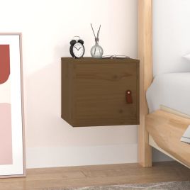 Wall Cabinet Honey Brown 31.5x30x30 cm Solid Wood Pine