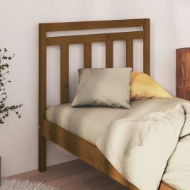 Bed Headboard Honey Brown 95x4x100cm Solid Wood Pine
