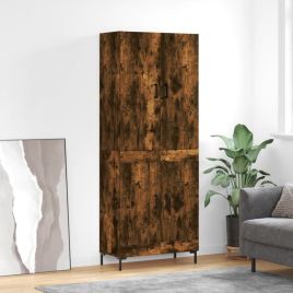 Highboard Smoked Oak 69.5x34x180 cm Engineered Wood