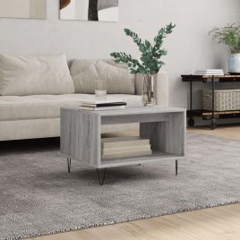 Coffee Table Grey Sonoma 60x50x40 cm Engineered Wood