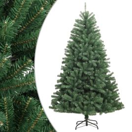 SILFIR Artificial Hinged Christmas Tree with Stand Green 240 cm