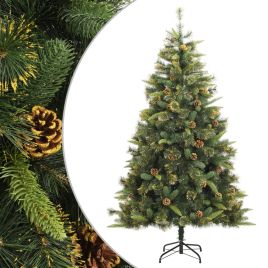Fluer Artificial Hinged Christmas Tree Cones 180cm
