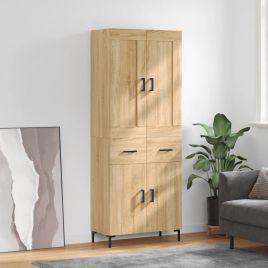 Highboard Sonoma Oak 69.5x34x180 cm Engineered Wood