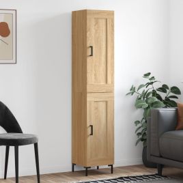 Highboard Sonoma Oak 34.5x34x180 cm Engineered Wood
