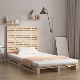 Wall Headboard 106x3x91.5cm Solid Wood Pine