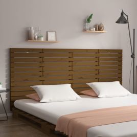 Wall Headboard Honey Brown 166x3x91.5cm Solid Wood Pine