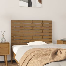 Wall Headboard Honey Brown 96x3x63cm Solid Wood Pine