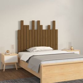 Wall Headboard Honey Brown 95.5x3x80cm Solid Wood Pine