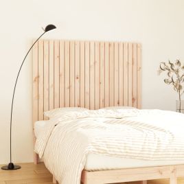 Wall Headboard 140x3x110cm Solid Wood Pine